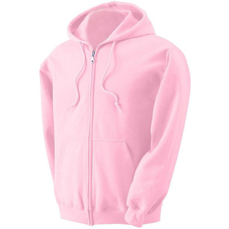 Zipper Plain Hoodies